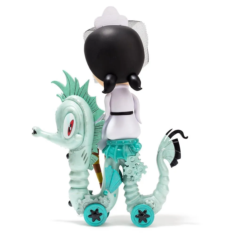 Lucy Curious Dark Harbor 7" Art Figure by Kathie Olivas - KR.com Exclusive White (Limited Edition of 200)