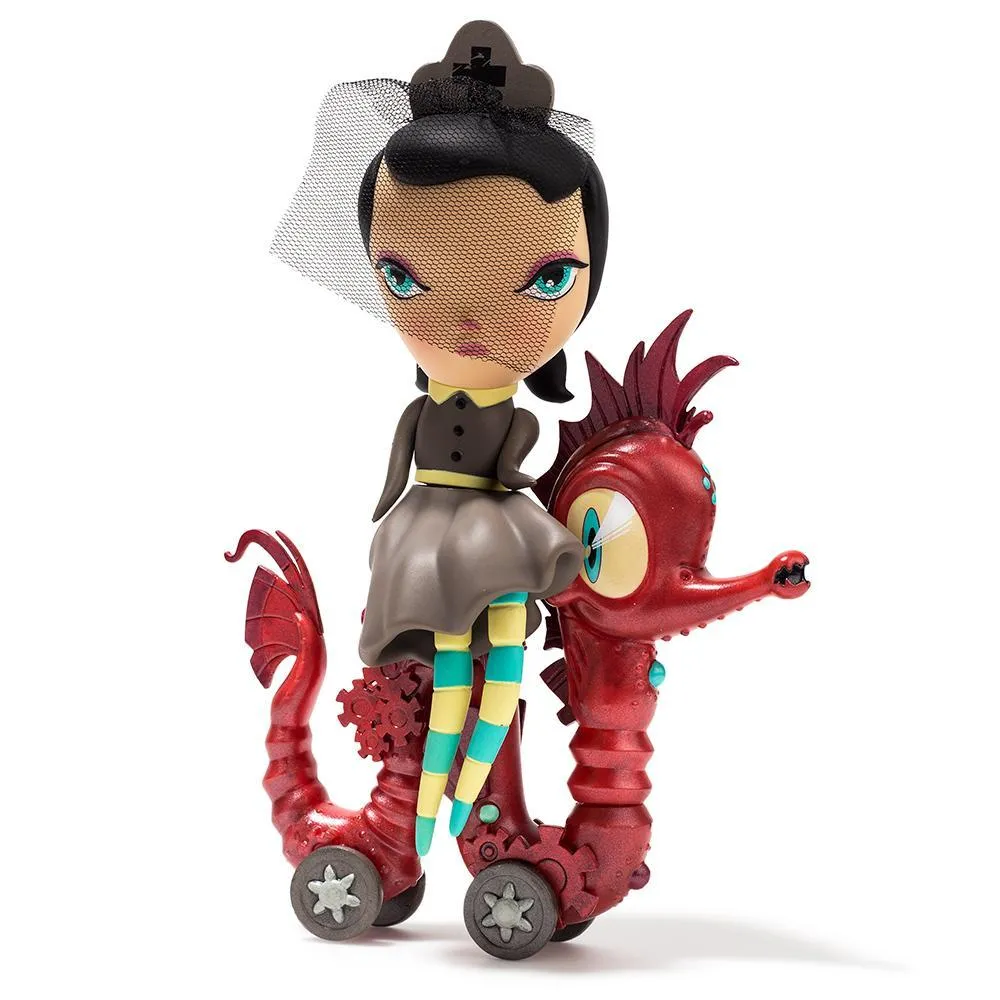 Lucy Curious Dark Harbor 7" Vinyl Art Figure by Kathie Olivas