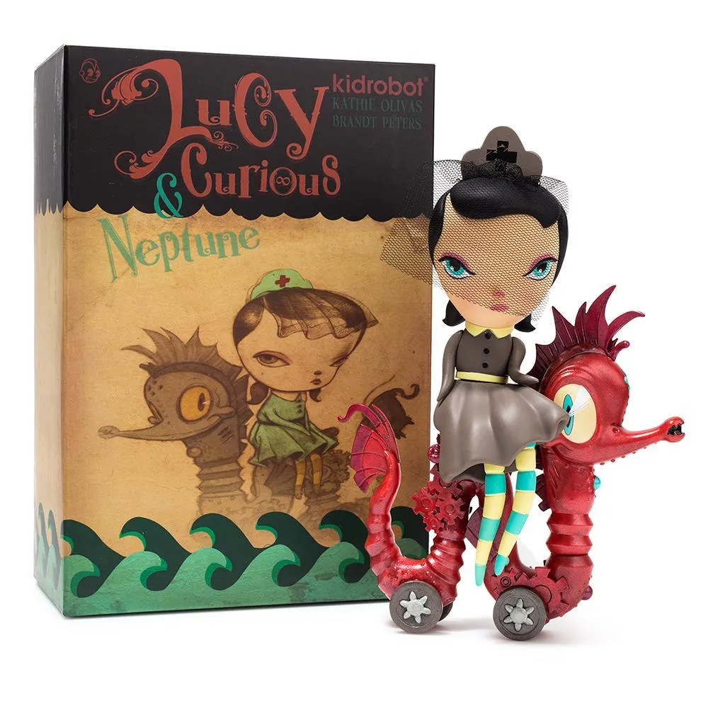 Lucy Curious Dark Harbor 7" Vinyl Art Figure by Kathie Olivas