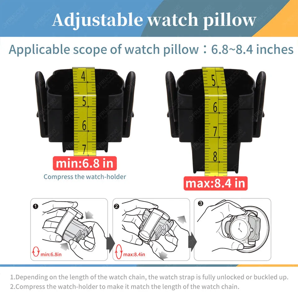 Luxury Automatic Single Watch Winder Fine Running Case With LED Lights and AC Power Adapter