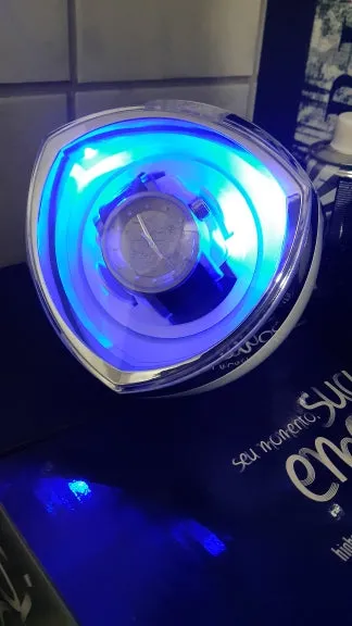 Luxury Automatic Single Watch Winder Fine Running Case With LED Lights and AC Power Adapter