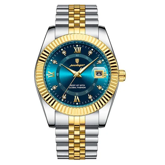 Luxury  Chronograph Quartz Sport Wrist Watch For Man Luminous Waterproof Swiss Craftsmanship