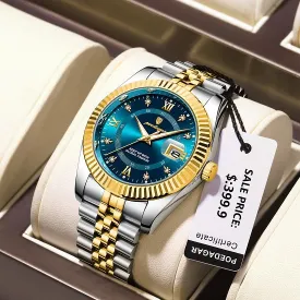 Luxury  Chronograph Quartz Sport Wrist Watch For Man Luminous Waterproof Swiss Craftsmanship