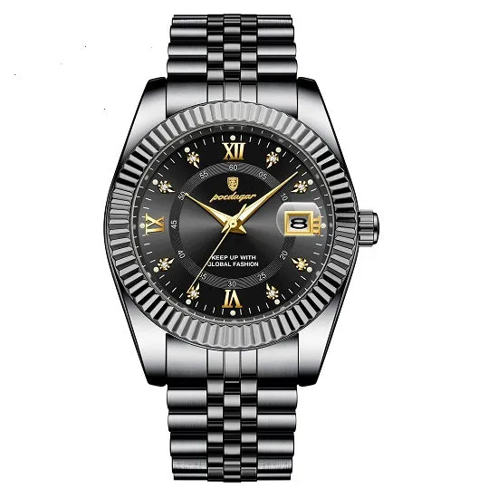 Luxury  Chronograph Quartz Sport Wrist Watch For Man Luminous Waterproof Swiss Craftsmanship
