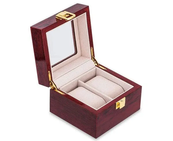 Luxury Wood Watch Storage Orgonizers Boxes for 2/3/5/6/10/12 Slots