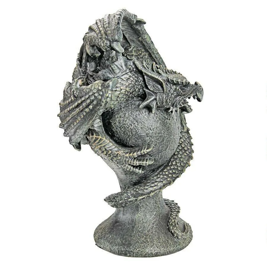 Medieval Dragon Avenger Garden Statue By artist Liam Manches