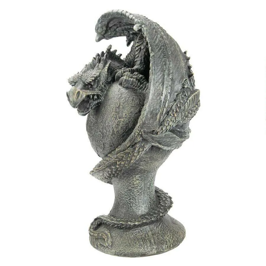 Medieval Dragon Avenger Garden Statue By artist Liam Manches