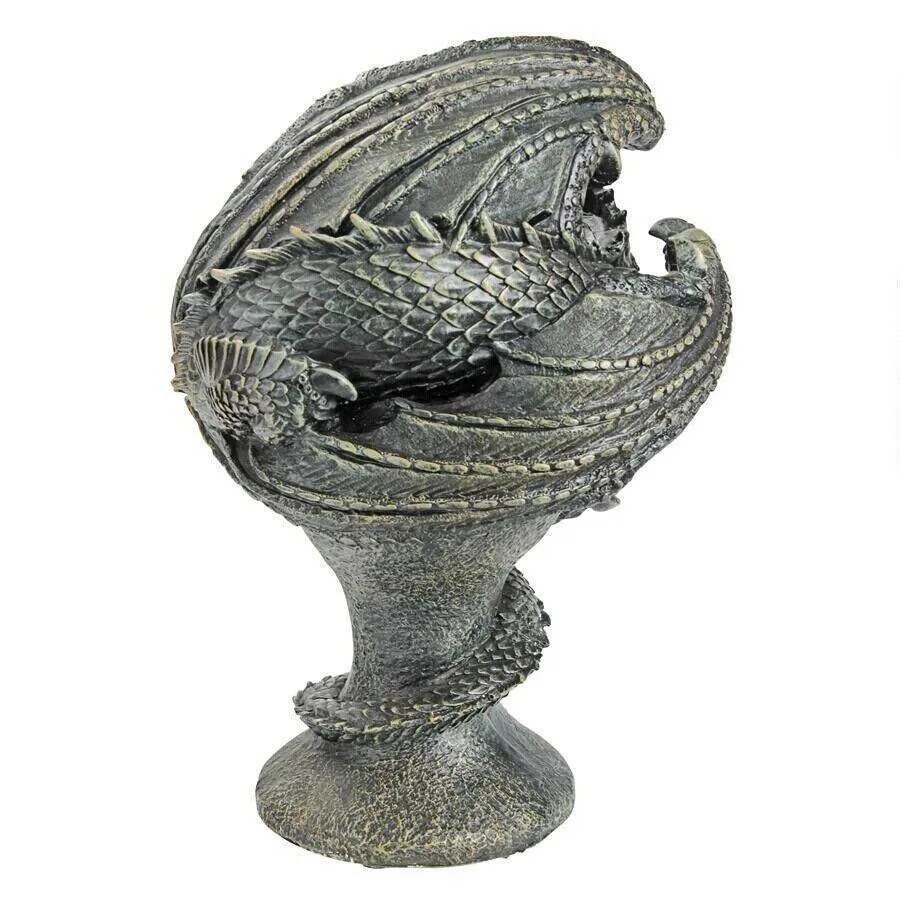 Medieval Dragon Avenger Garden Statue By artist Liam Manches