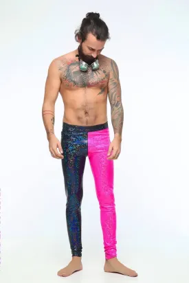 Mens Holographic Double-Trouble Meggings | 13 Colors