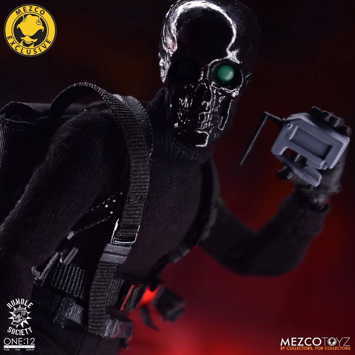 MEZCO One:12 Collective Rumble Society Black Skulls Death Brigade (MEZCO Exclusive)