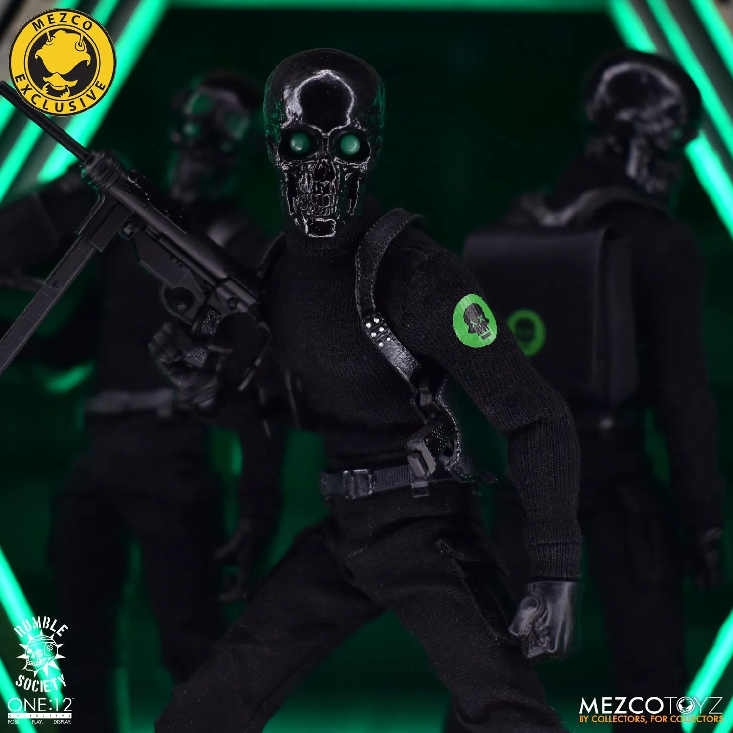MEZCO One:12 Collective Rumble Society Black Skulls Death Brigade (MEZCO Exclusive)