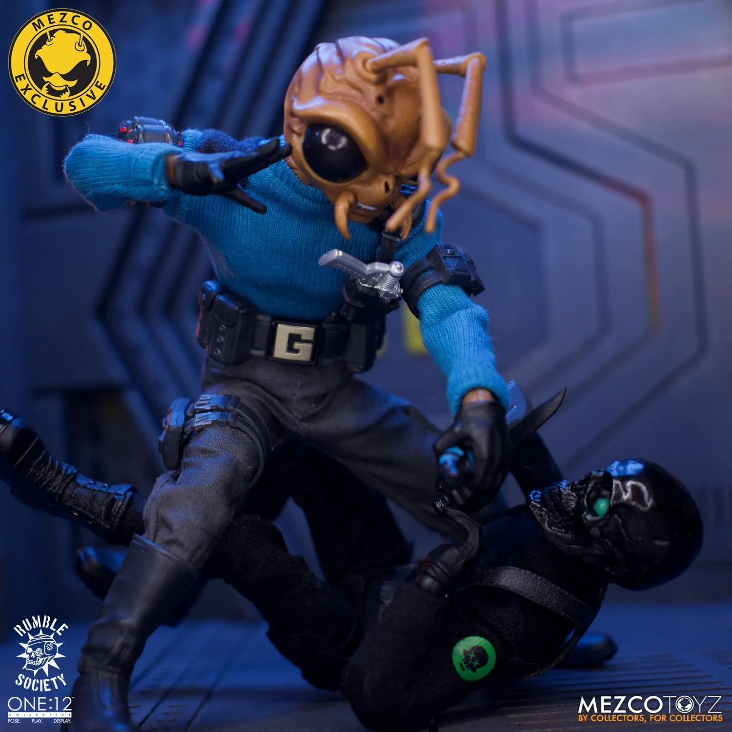 MEZCO One:12 Collective Rumble Society Black Skulls Death Brigade (MEZCO Exclusive)