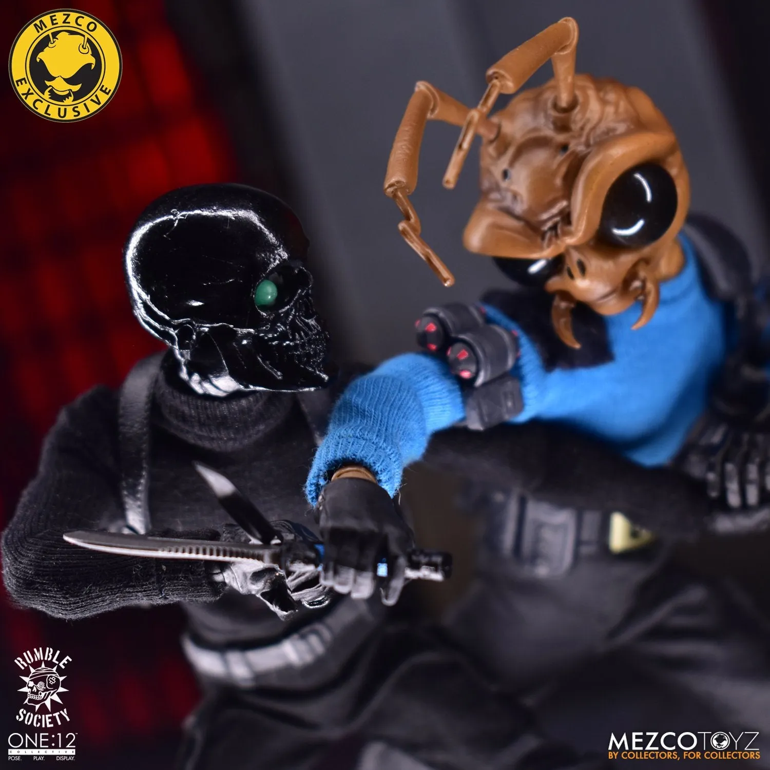 MEZCO One:12 Collective Rumble Society Black Skulls Death Brigade (MEZCO Exclusive)