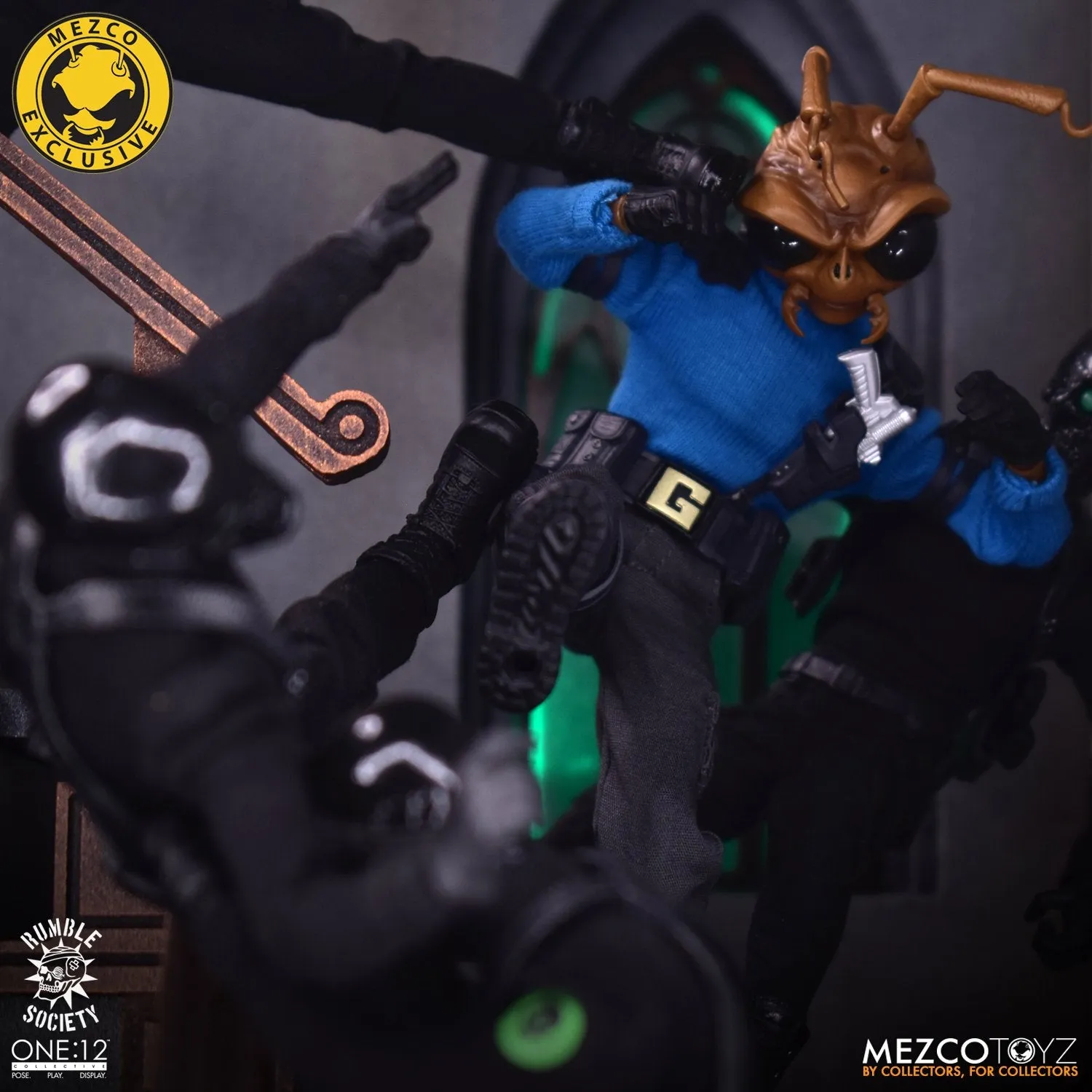MEZCO One:12 Collective Rumble Society Black Skulls Death Brigade (MEZCO Exclusive)