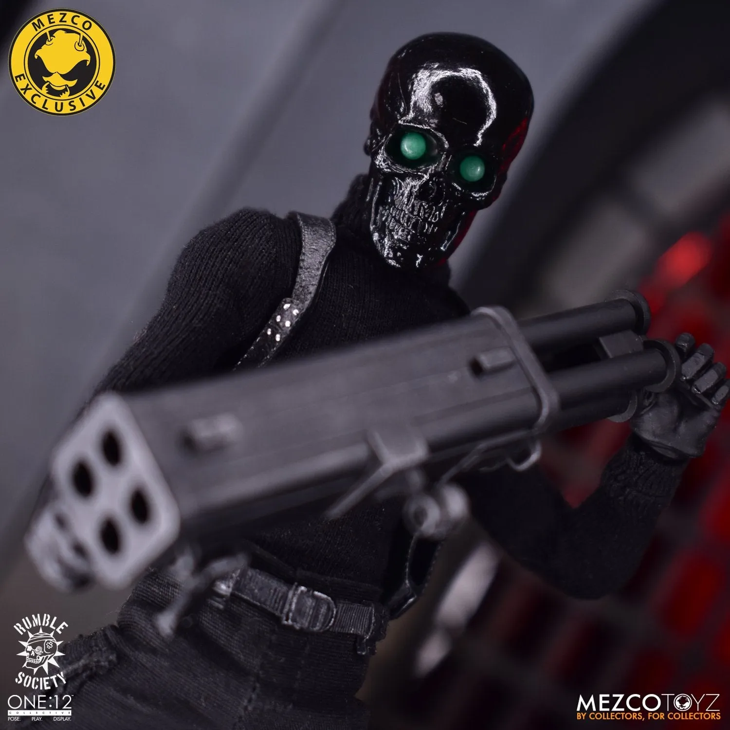 MEZCO One:12 Collective Rumble Society Black Skulls Death Brigade (MEZCO Exclusive)