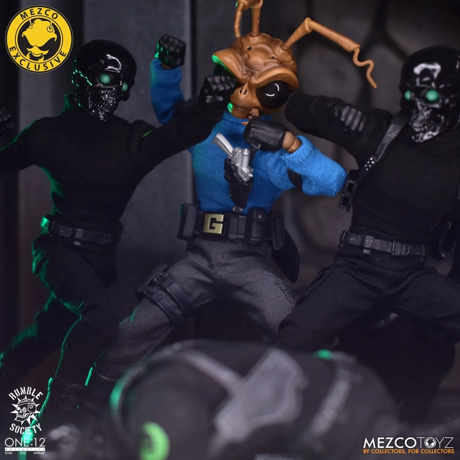 MEZCO One:12 Collective Rumble Society Black Skulls Death Brigade (MEZCO Exclusive)