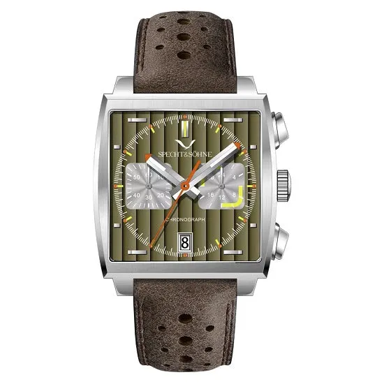 Monaco Gulf Style Quartz Chronograph Waterproof with Calendar Sports Watch for Man
