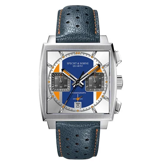 Monaco Gulf Style Quartz Chronograph Waterproof with Calendar Sports Watch for Man