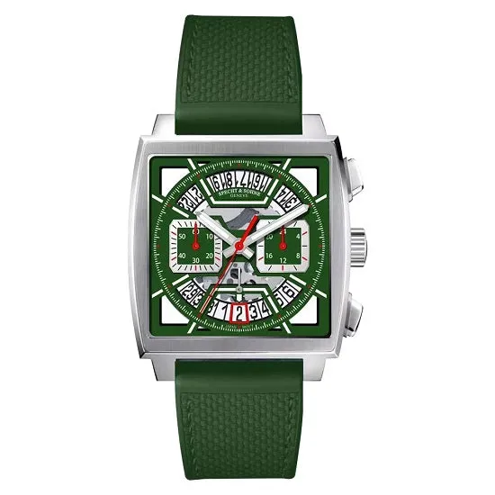 Monaco Gulf Style Quartz Chronograph Waterproof with Calendar Sports Watch for Man