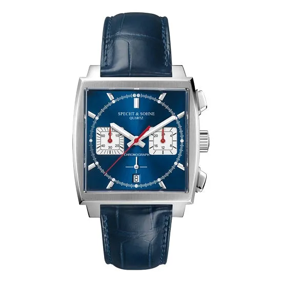 Monaco Gulf Style Quartz Chronograph Waterproof with Calendar Sports Watch for Man