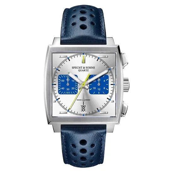 Monaco Gulf Style Quartz Chronograph Waterproof with Calendar Sports Watch for Man