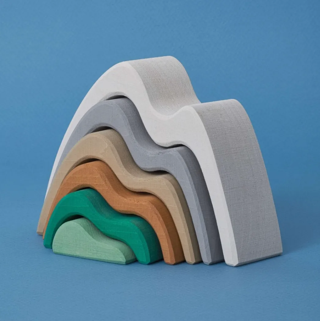 Mountains Small Arch Stacker - Color by Raduga Grez