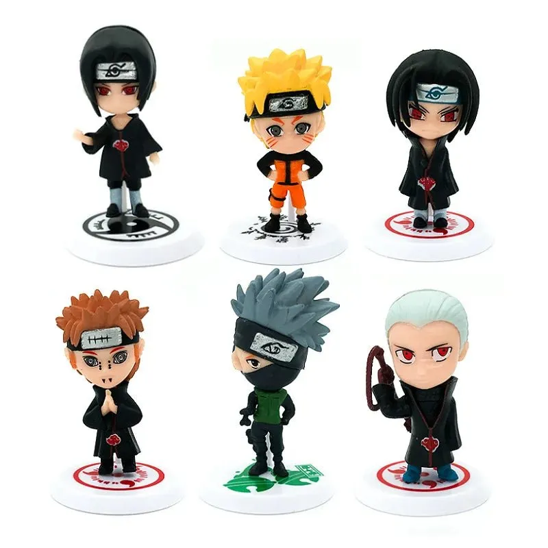 NARUTO Mini Figurine  6 Pcs/Lot