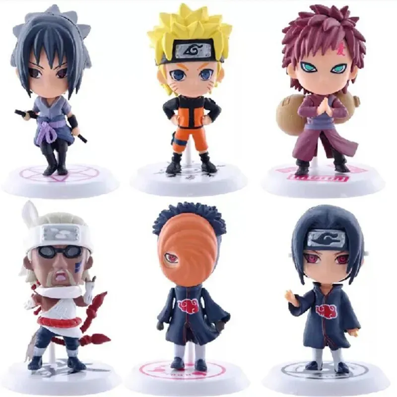 NARUTO Mini Figurine  6 Pcs/Lot