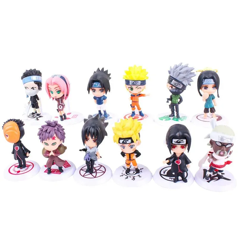 NARUTO Mini Figurine  6 Pcs/Lot