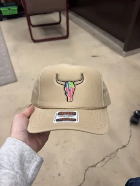 Neon Skull Trucker Caps