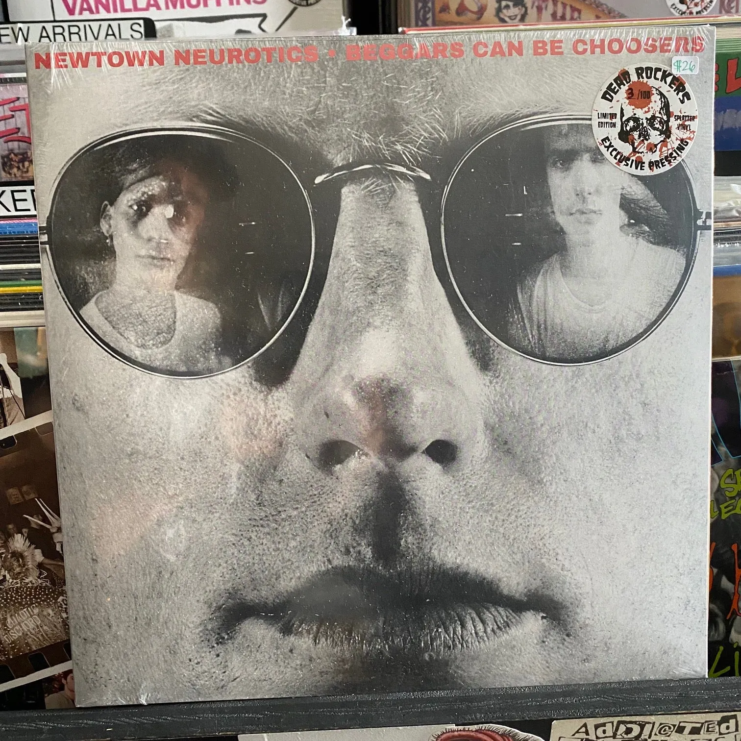 Newtown Neurotics - Beggars Can Be Choosers LP Exclusive Splatter