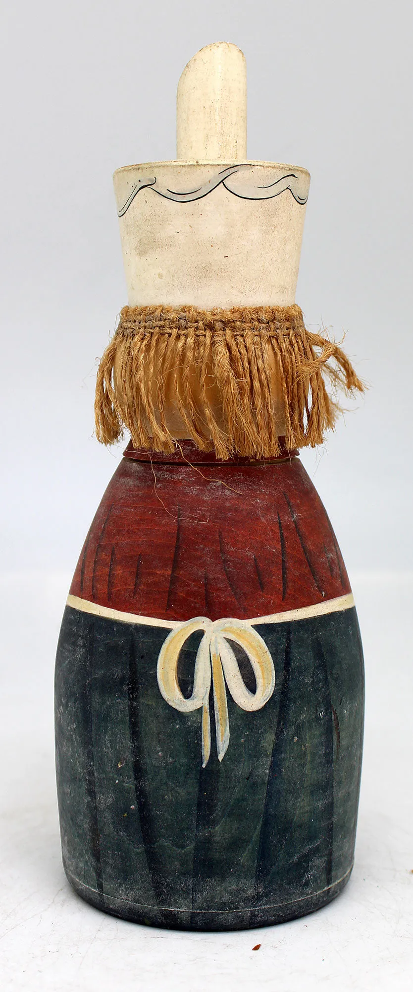 One-of-a-Kind "Chief Boy" Wood Carved Container 8", Reserve by G.DeBrekht