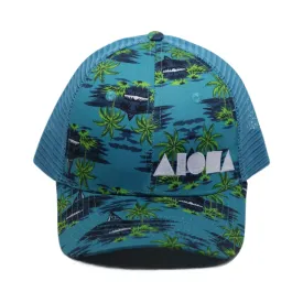 PALMS OF ALOHA Adult Curved Bill Snapback
