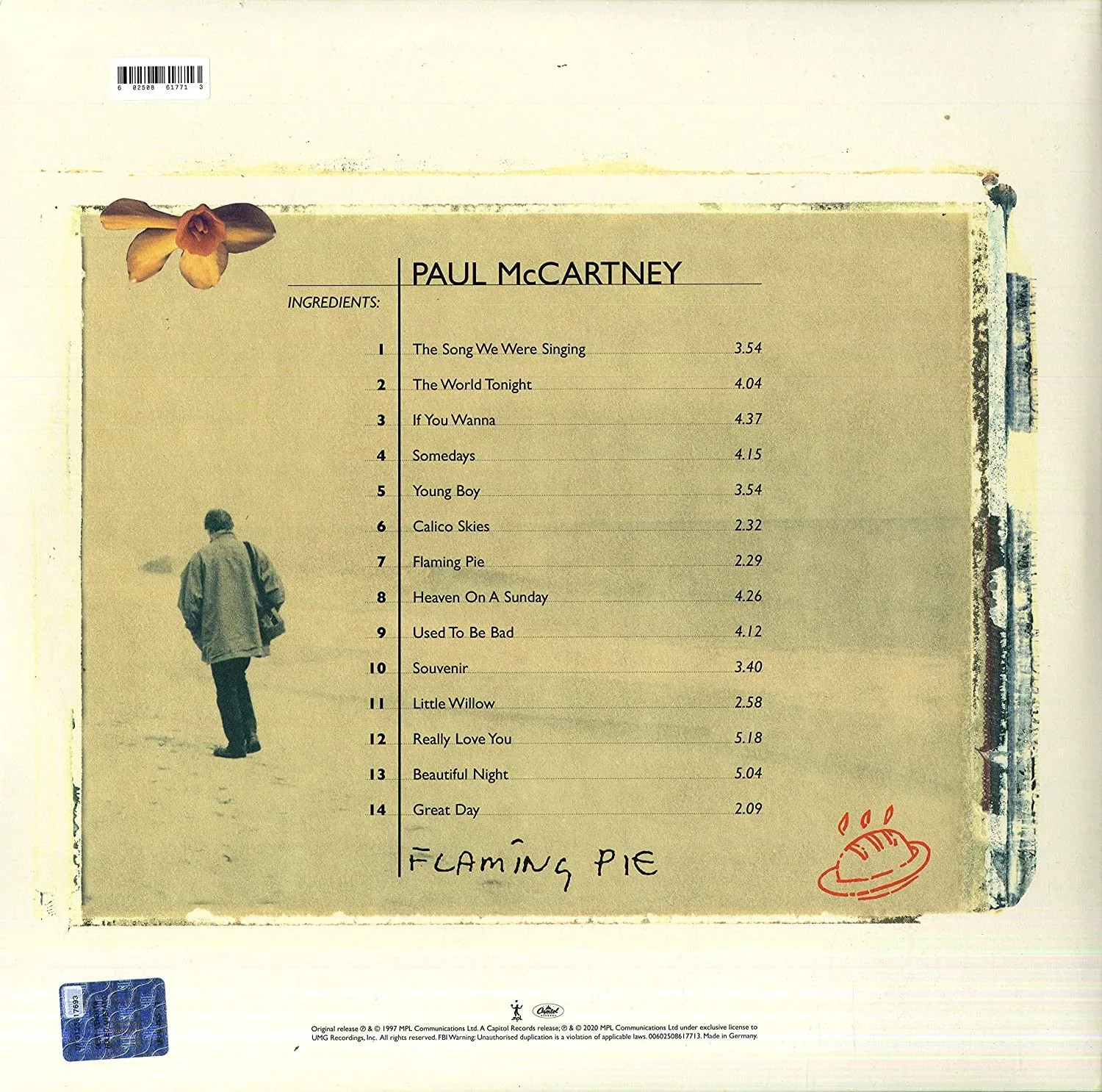 Paul McCartney "Flaming Pie" Vinyl (2 LP)