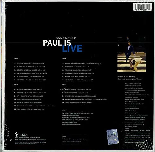 Paul McCartney "Paul Is Live" Vinyl (2 LP)