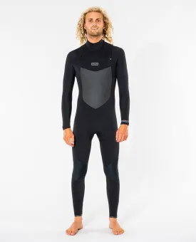 PEAK X-DRY CHEST ZIP 3.2MMGB STEAMER - BLACK