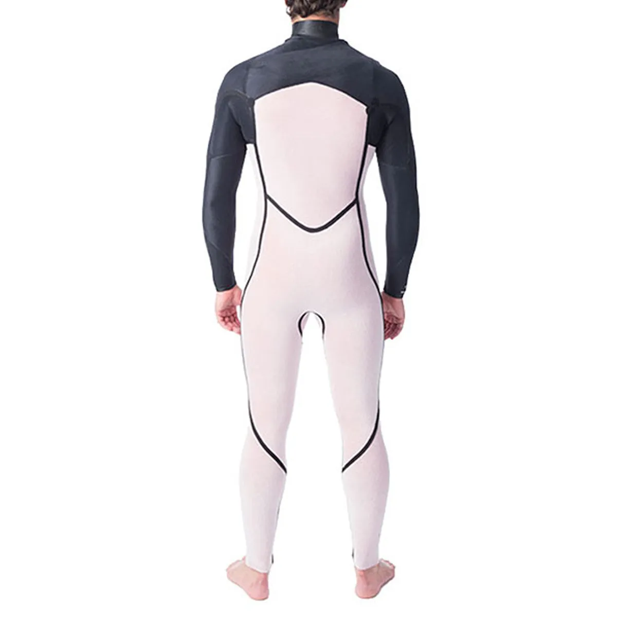 PEAK X-DRY CHEST ZIP 3.2MMGB STEAMER - BLACK