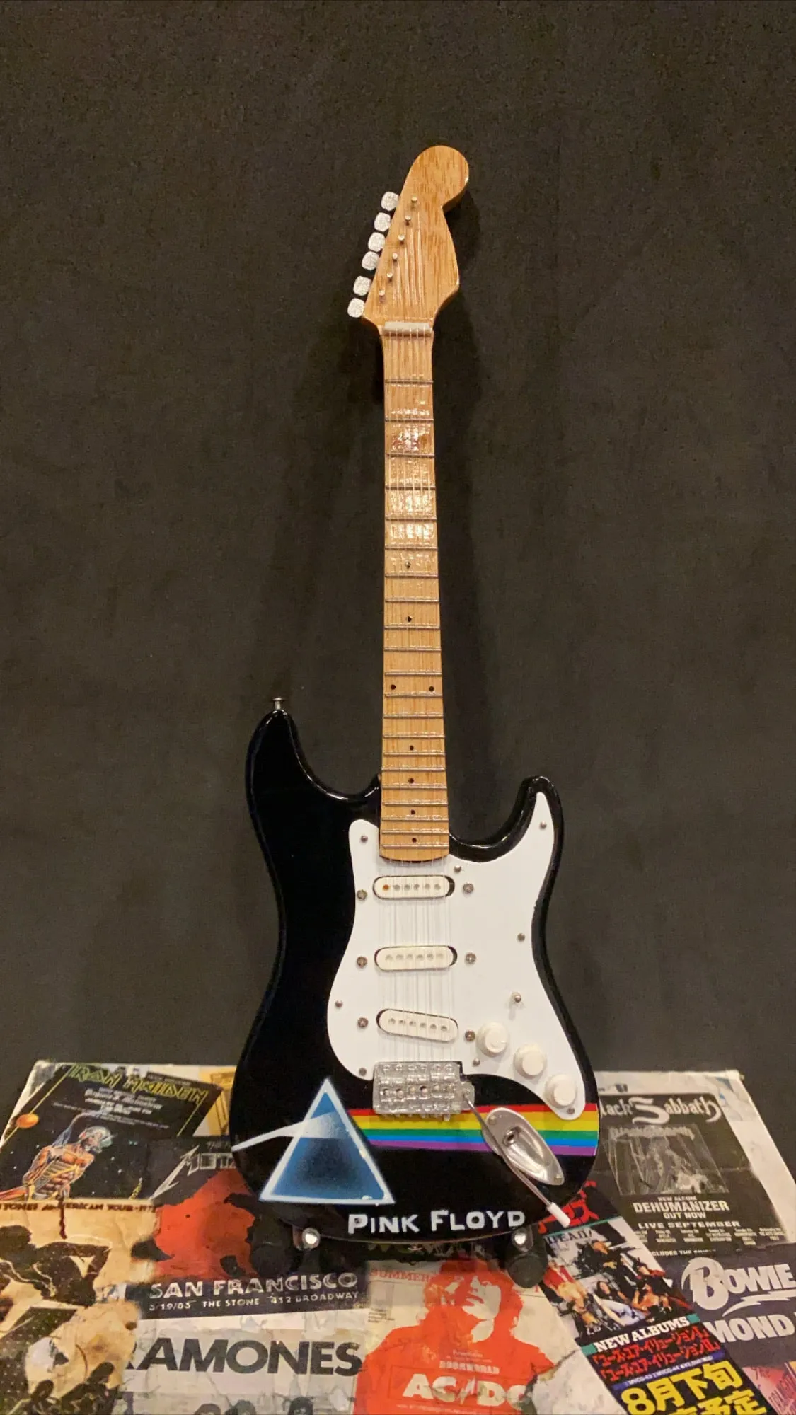 Pink Floyd Miniature Guitar