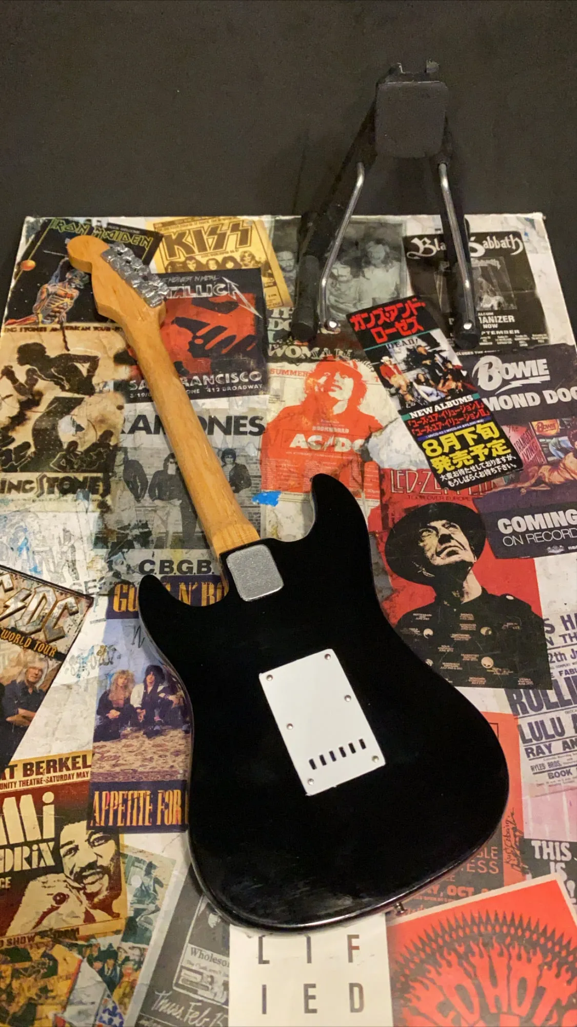 Pink Floyd Miniature Guitar