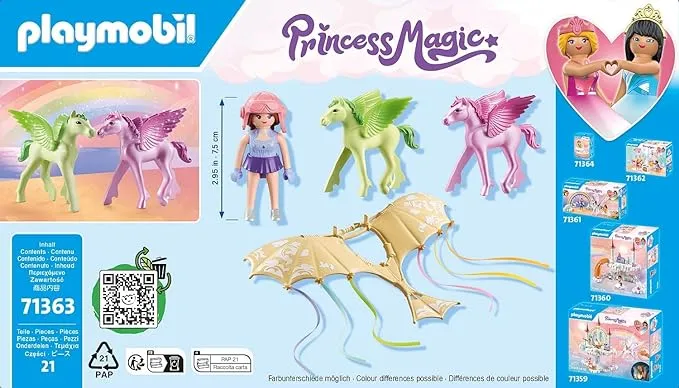 Playmobil 71363 Trip with Pegasus Foals in the Clouds