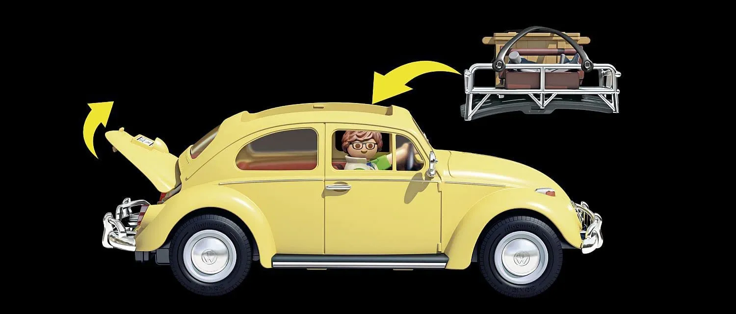 Playmobil - VW Series - Volkswagon Beetle Special Edition (70827) Play Set LAST ONE!