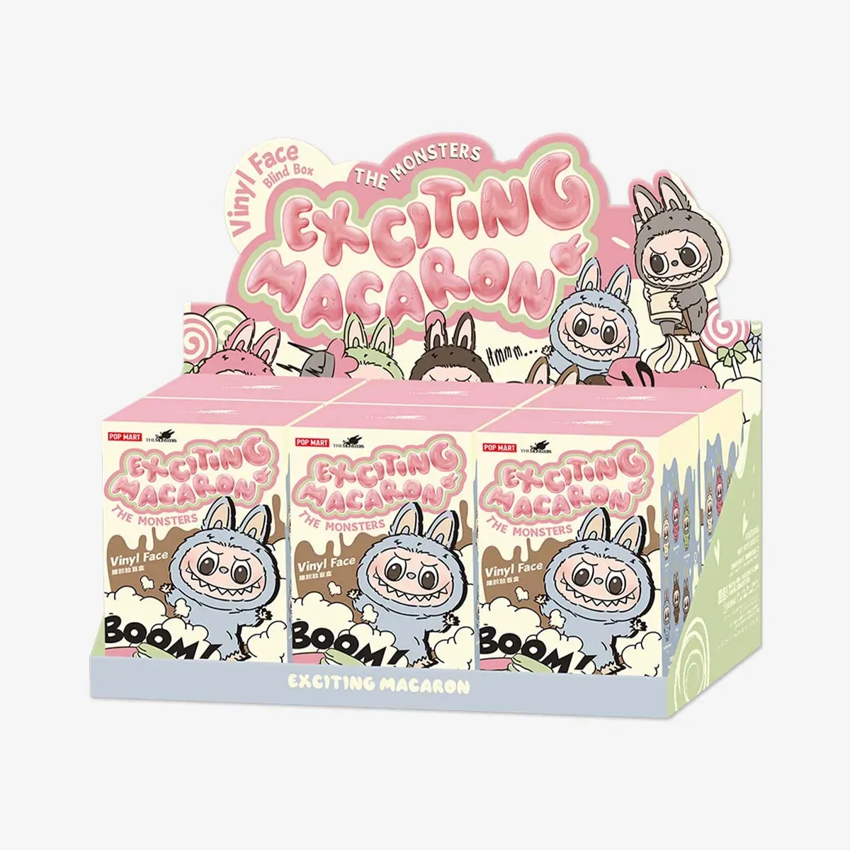 POP MART Labubu Exciting Macaron Blind Box Set x 6