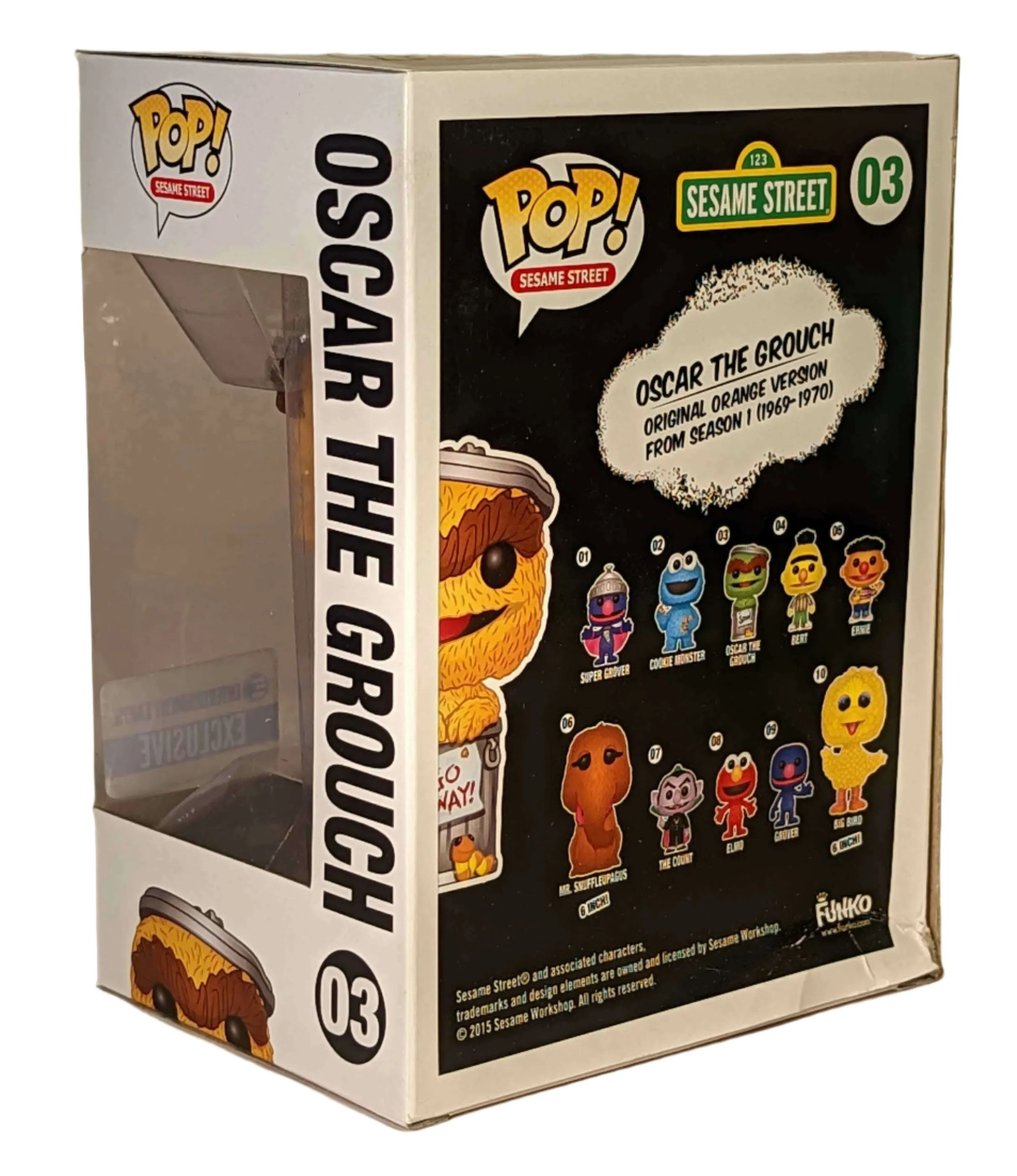 Pop Vinyl - Oscar the Grouch (Orange) Ent Earth #03