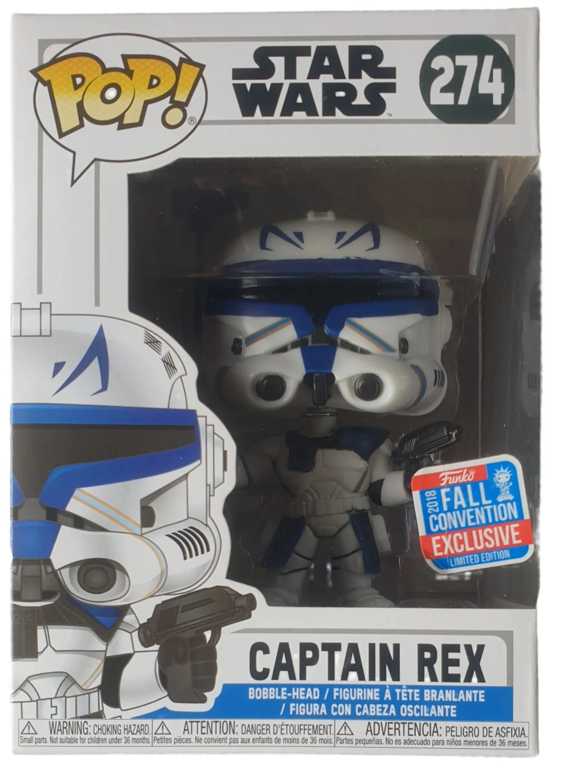Pop Vinyl - Star Wars Captain Rex #274 - RARE GRAIL