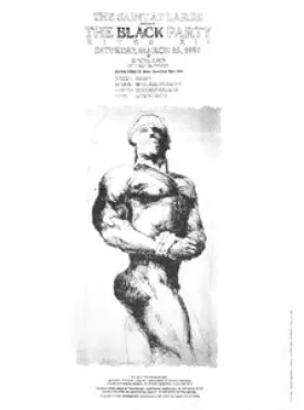 Poster 1991 The Black Party