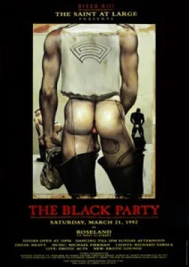 Poster 1992 The Black Party