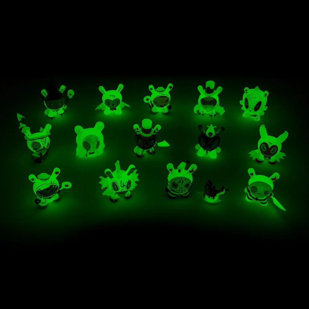 "The 13" Glow-in-the-Dark Dunny Series by Brandt Peters x Kidrobot