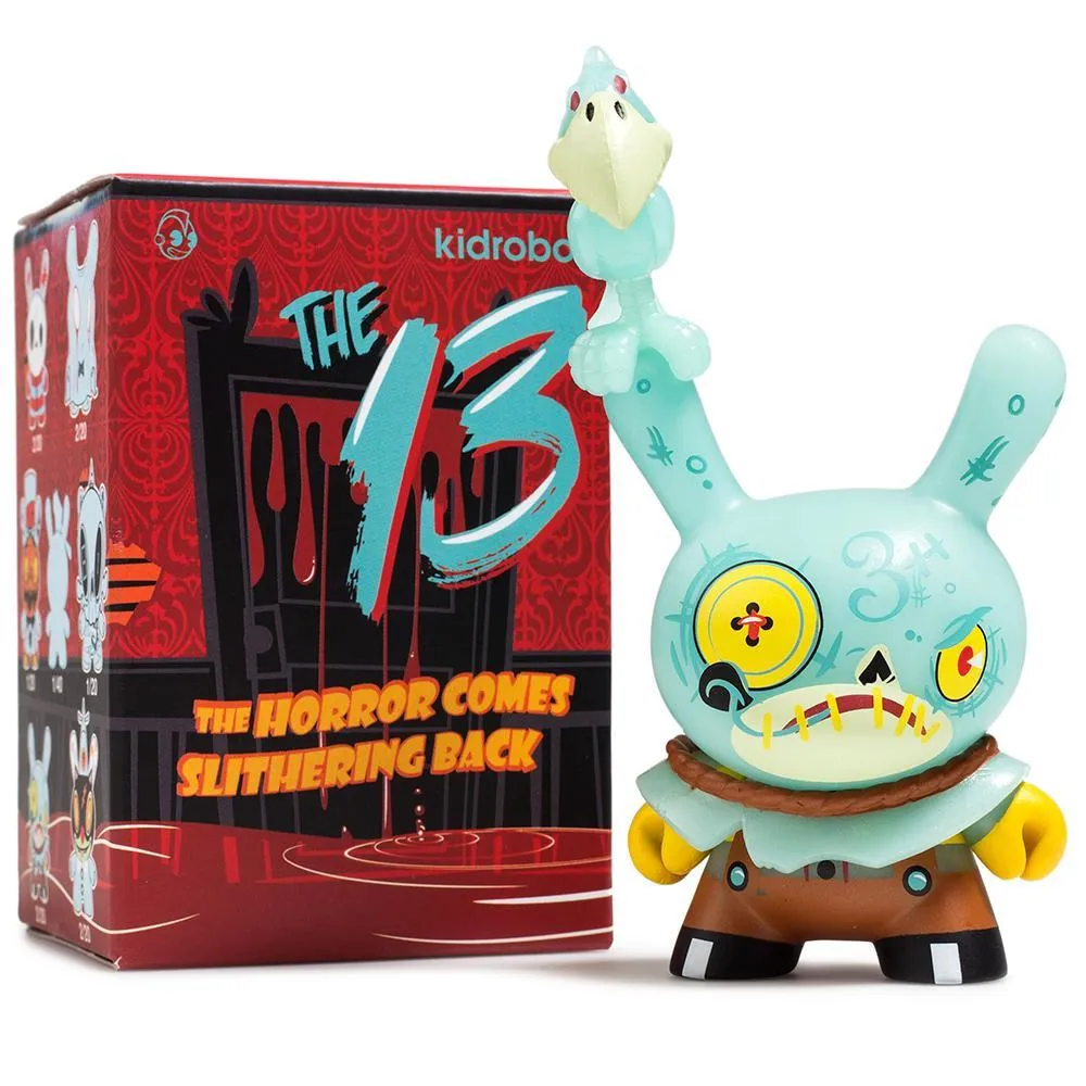 "The 13" Glow-in-the-Dark Dunny Series by Brandt Peters x Kidrobot