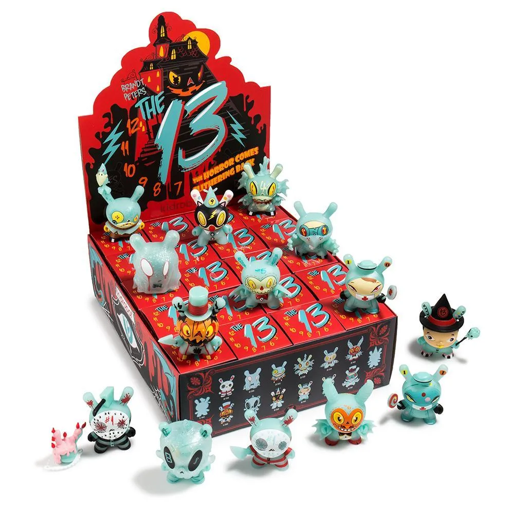 "The 13" Glow-in-the-Dark Dunny Series by Brandt Peters x Kidrobot