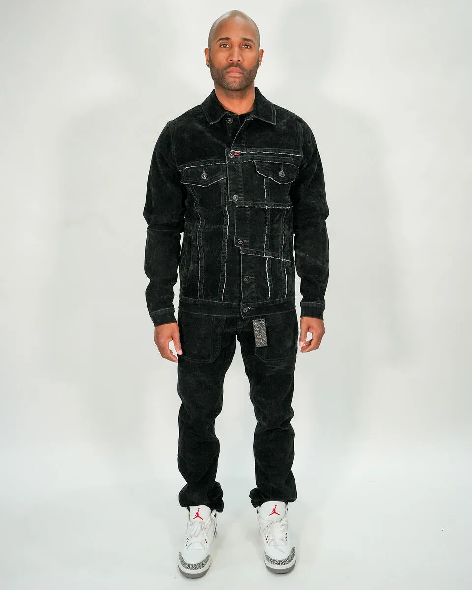 Rare Element - Black Velvet Jacket - Black - RE-WJKT-032